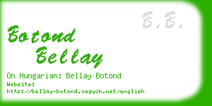 botond bellay business card